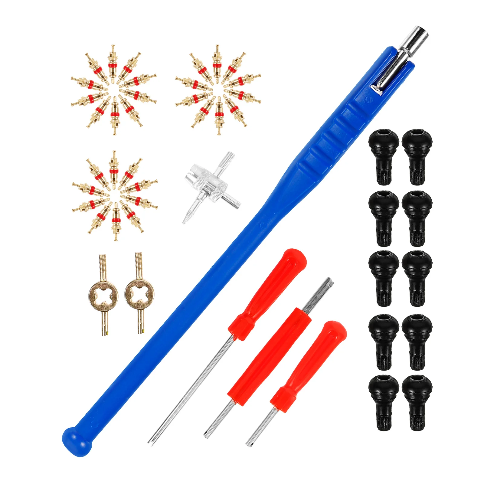 1 Set Stem Installer Tool Kit For Tire Repair, Valve Core Remover, Tire Lever, Tyre Valve Removal Puller, Car Bike Motorcycle
1 Set Stem Installer Tool Kit For Tire Repair, Valve Core Remover, Tire Lever, Tyre Valve Removal Puller, Car Bike Motorcycle
