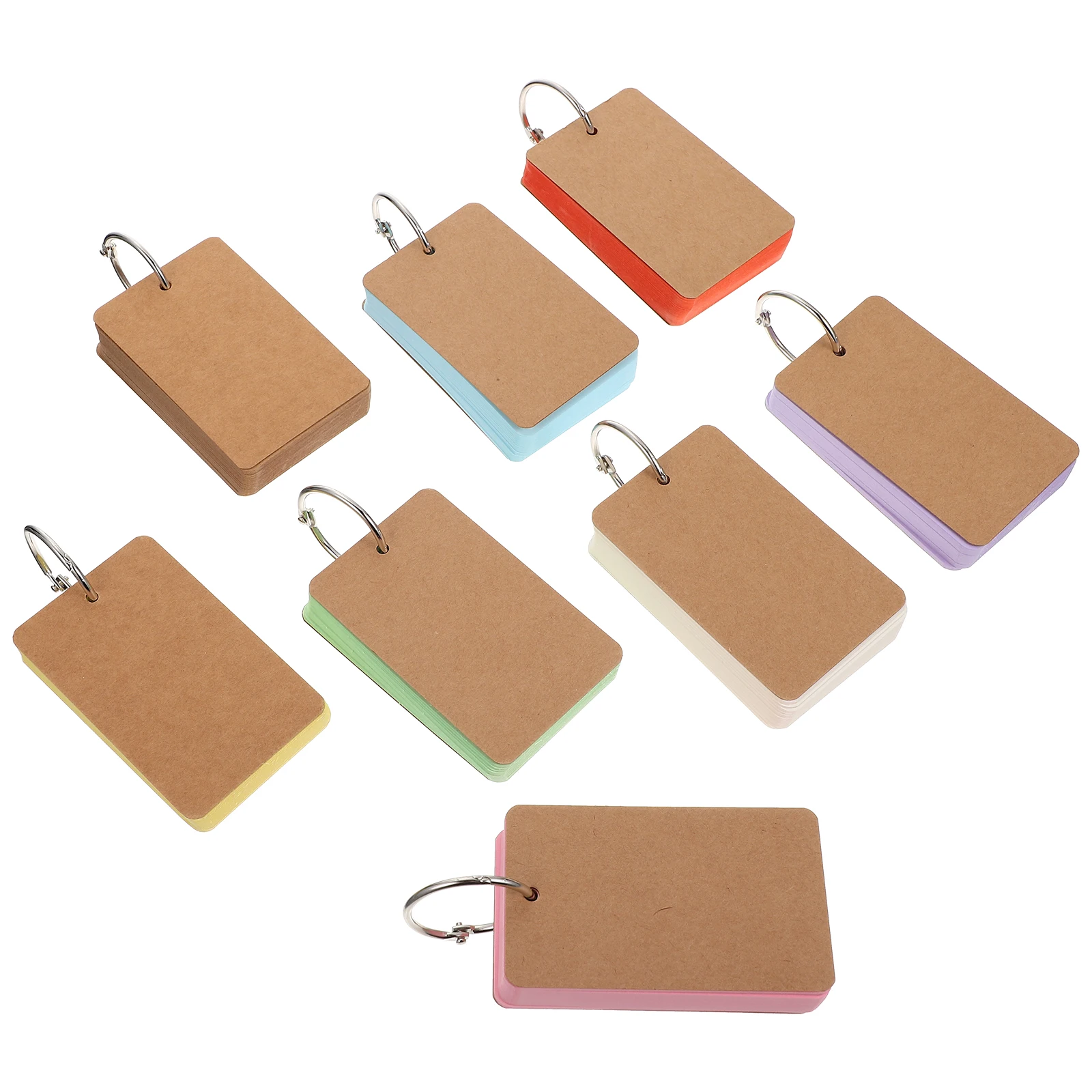 8 Books Iron Hoop Loose Leaf Note Cards Flashcard Pads Study Memory English Learning Vocabulary Travel Office School Portable
8 Books Iron Hoop Loose Leaf Note Cards Flashcard Pads Study Memory English Learning Vocabulary Travel Office School Portable