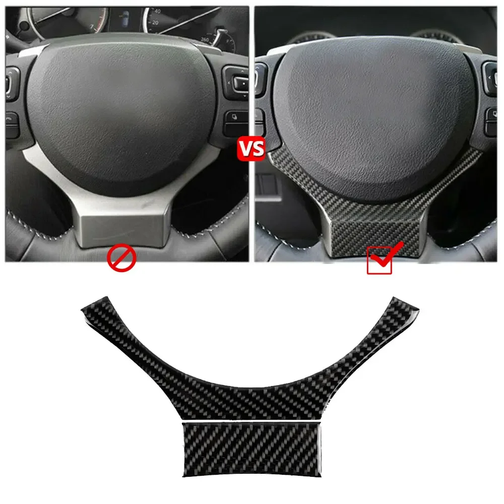 1Pc Carbon Fiber Black Car Steering Wheel Panel Cover Trim Car Decoration Sticker Accessories for 2014-2018 LEXUS IS250/300/350
1Pc Carbon Fiber Black Car Steering Wheel Panel Cover Trim Car Decoration Sticker Accessories for 2014-2018 LEXUS IS250/300/350