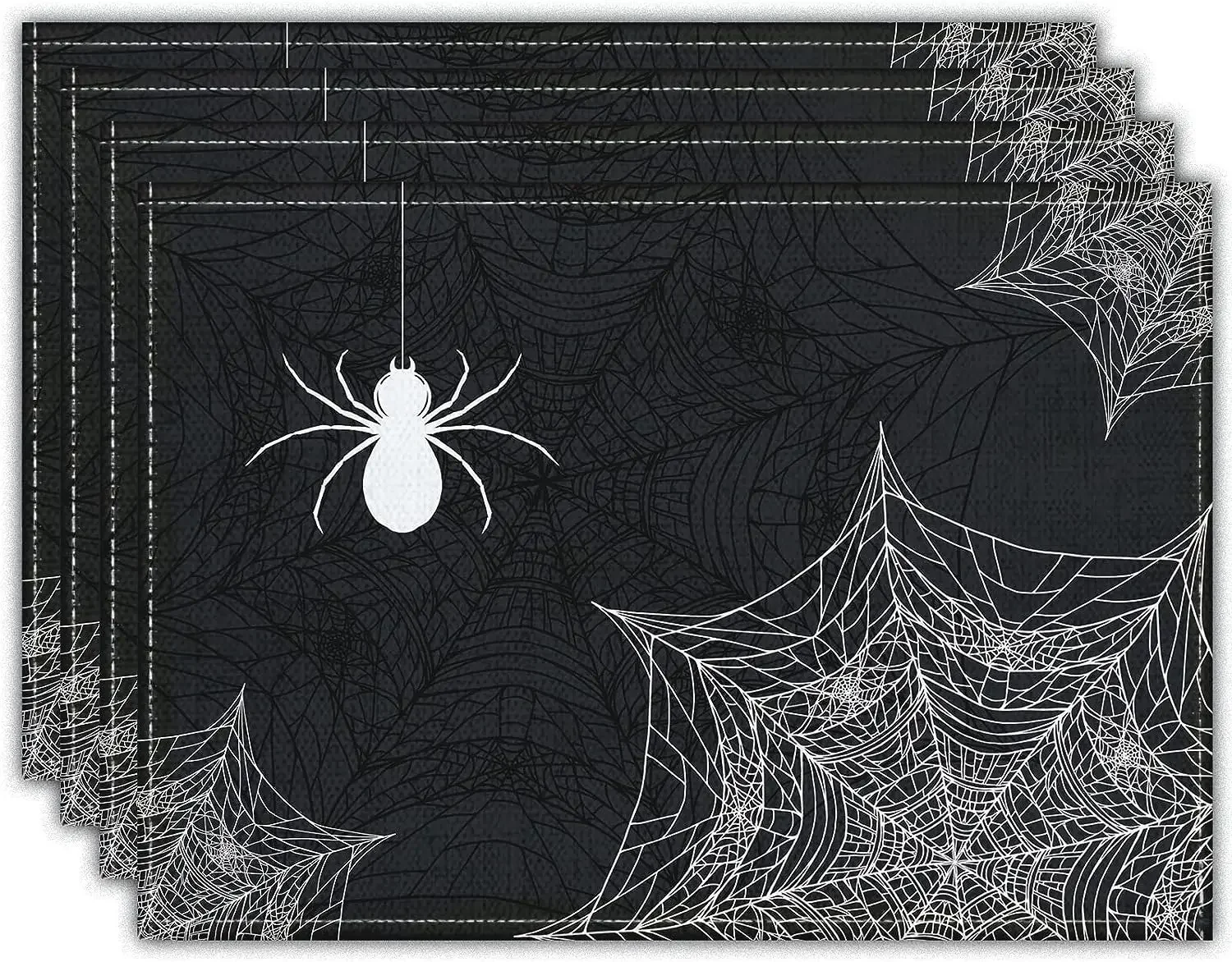 1PC Halloween Spider Web Gothic Placemats Fall Autumn Table Placemats Waterproof Washable for Seasonal Holiday
1PC Halloween Spider Web Gothic Placemats Fall Autumn Table Placemats Waterproof Washable for Seasonal Holiday