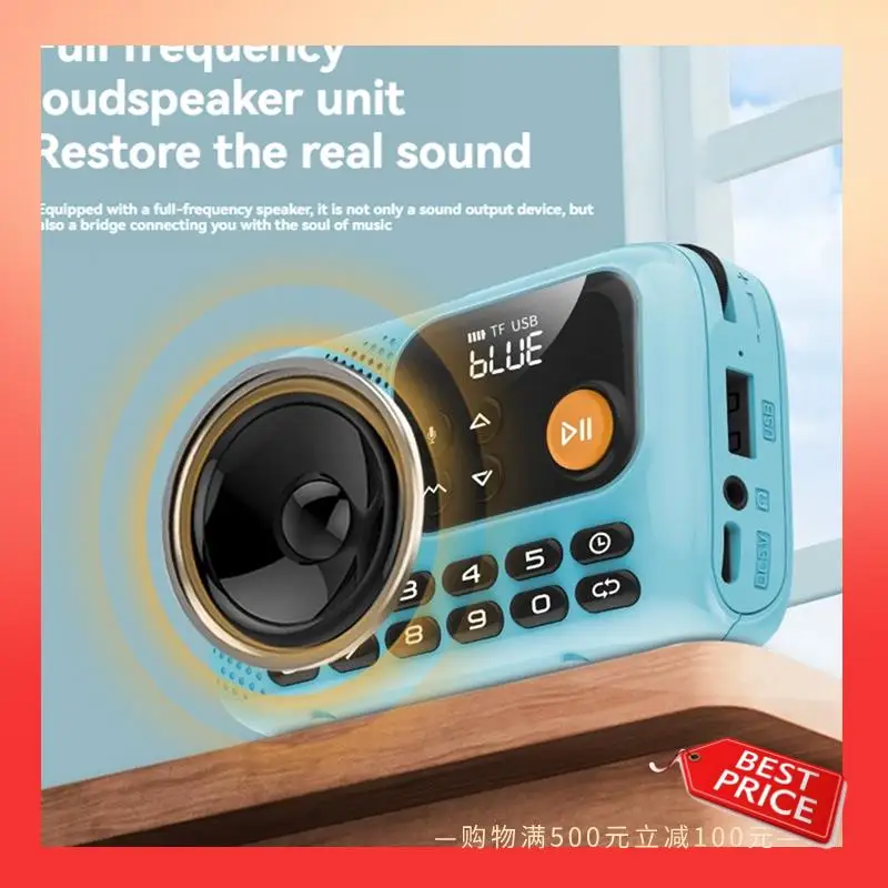 ABNR Портативный мини FM-радиоплеер с Bluetooth со светодиодным экраном Поддержка TF-карты U-диска для дома и улицы A
ABNR Портативный мини FM-радиоплеер с Bluetooth со светодиодным экраном Поддержка TF-карты U-диска для дома и улицы A
