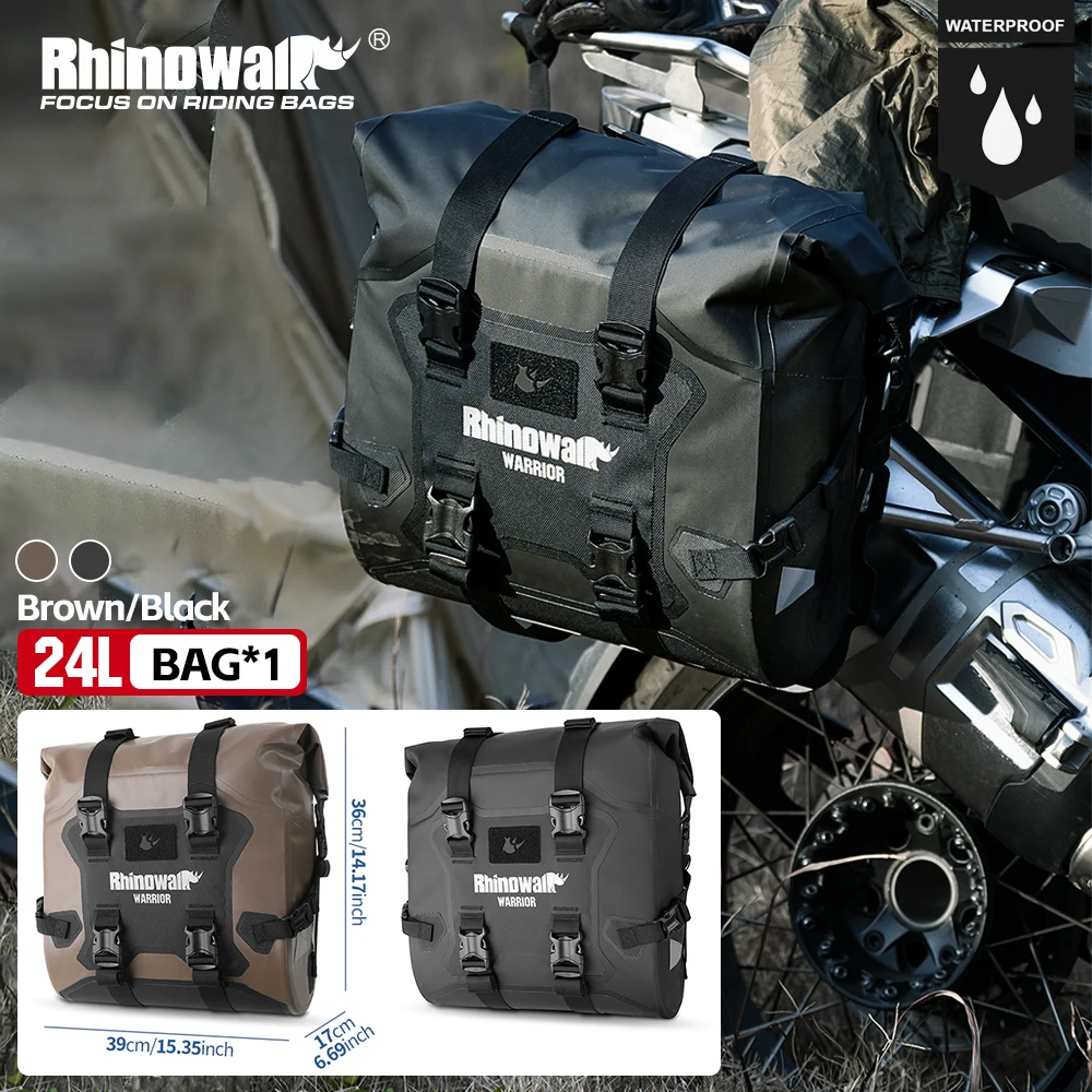 Rhinowalk Motorcycle Saddlebag Waterproof 24L Quick Release Motor Tail Side Expandable Luggage With Inner Support Board 1PC/2PCS
Rhinowalk Motorcycle Saddlebag Waterproof 24L Quick Release Motor Tail Side Expandable Luggage With Inner Support Board 1PC/2PCS