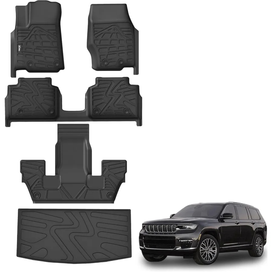 Напольные коврики AllWeather, грузовой вкладыш, подходит для Jeep Grand Cherokee L 20212025, 6-местная модель без второго ряда, центральный подлокотник, только P
Напольные коврики AllWeather, грузовой вкладыш, подходит для Jeep Grand Cherokee L 20212025, 6-местная модель без второго ряда, центральный подлокотник, только P