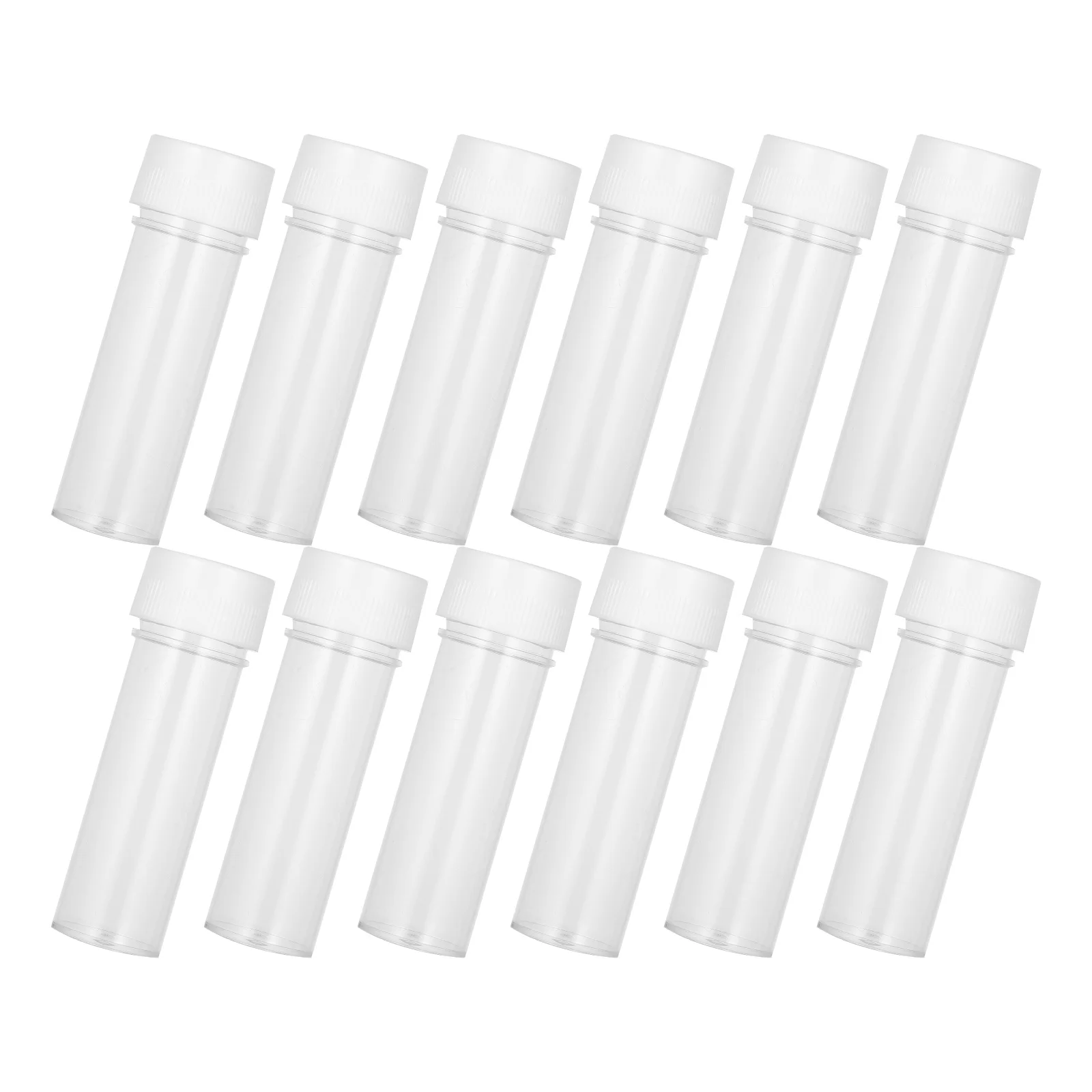20pcs Test With Cap Plastic Sample Storage Tubes Leak Proof Mini Vials For Travel Small Tubes Powder Liquid 25Ml 
20pcs Test With Cap Plastic Sample Storage Tubes Leak Proof Mini Vials For Travel Small Tubes Powder Liquid 25Ml