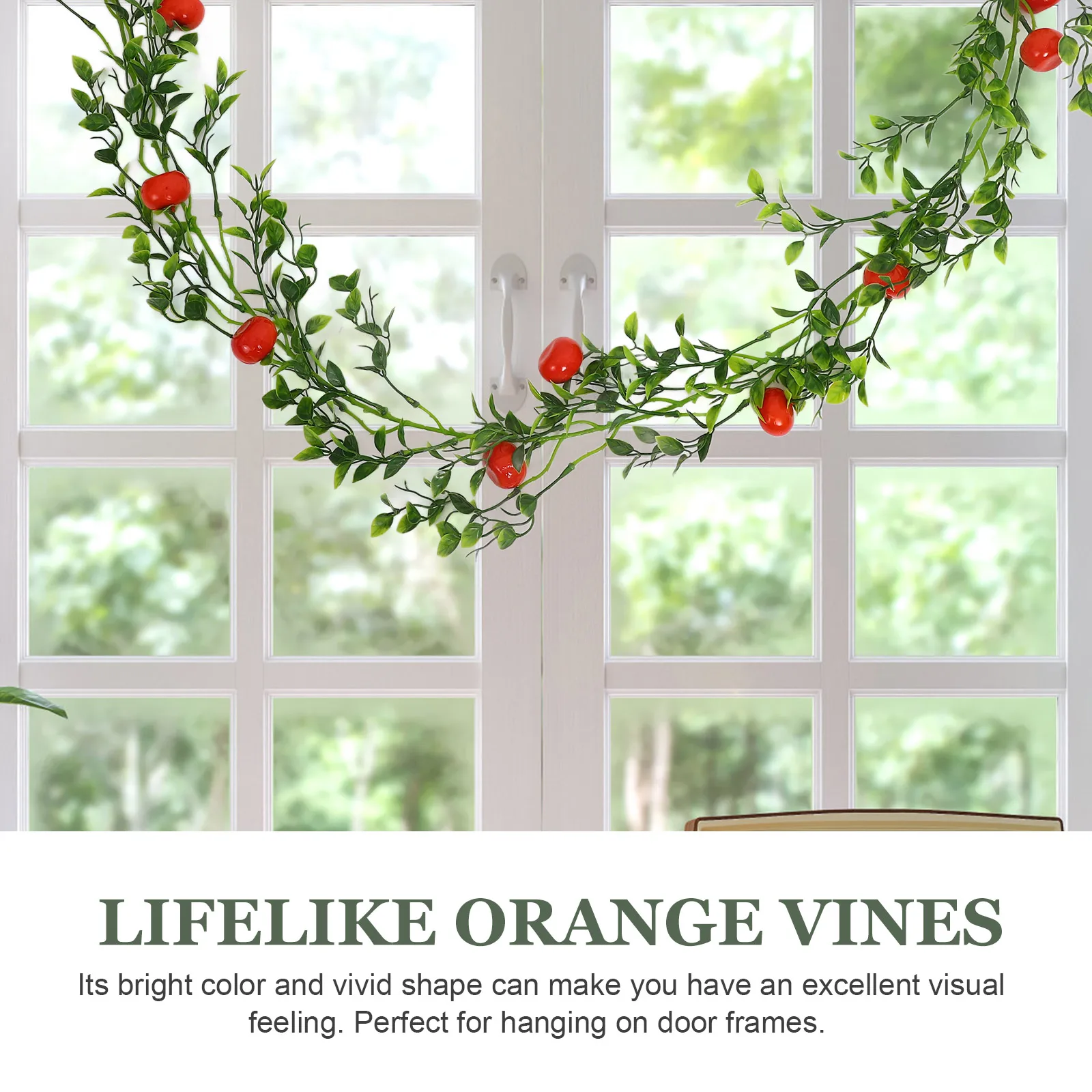 Artificial Fruit 190cm Lifelike Orange Vine Foam Home Decor Wall Hanging Spring Fake Hanging Garland Simulated Fruits
Artificial Fruit 190cm Lifelike Orange Vine Foam Home Decor Wall Hanging Spring Fake Hanging Garland Simulated Fruits