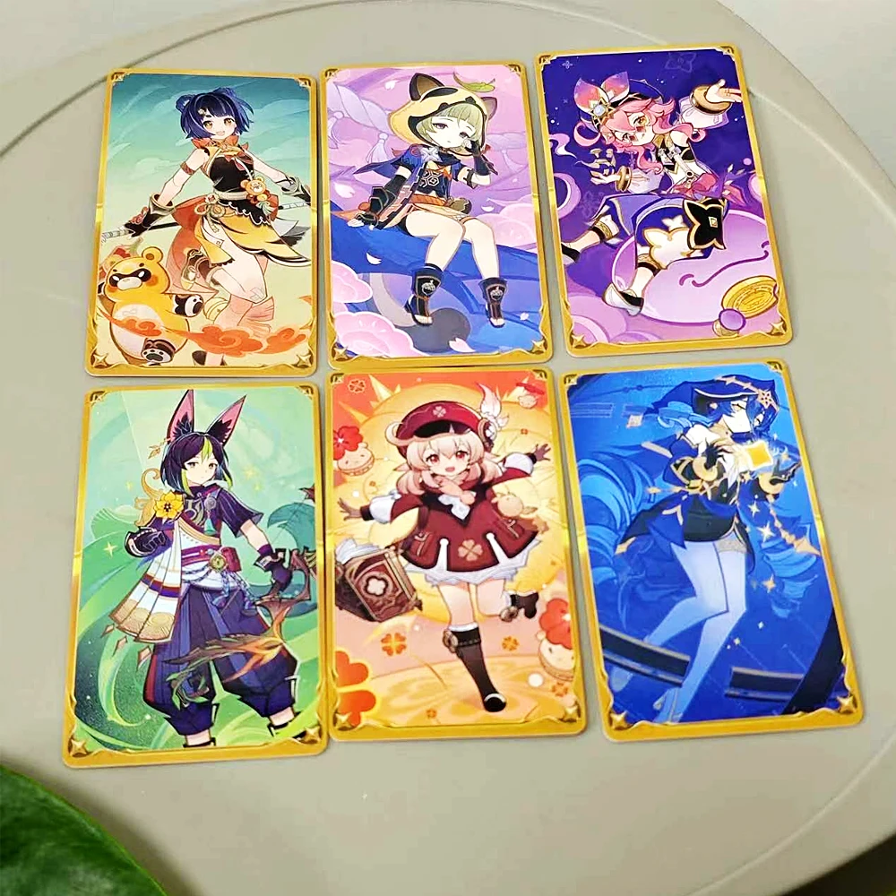 9*5cm TCG Cards Toy Genshin Impact 65 Pcs Cards Cyno Yoimiya Sangonomiya Cosplay Deck Board Game Character Card Collection
9*5cm TCG Cards Toy Genshin Impact 65 Pcs Cards Cyno Yoimiya Sangonomiya Cosplay Deck Board Game Character Card Collection