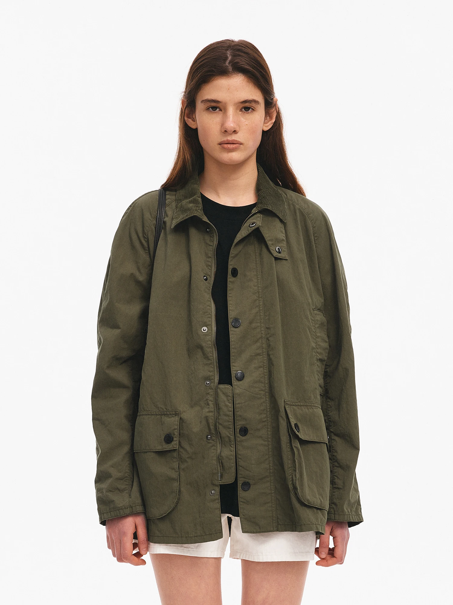 TangFaFa Spring Summer Casual Intellectual Style Mixed Fiber No Wax Jacket Women's Simplistic Classic Fashion Outerwear
TangFaFa Spring Summer Casual Intellectual Style Mixed Fiber No Wax Jacket Women's Simplistic Classic Fashion Outerwear