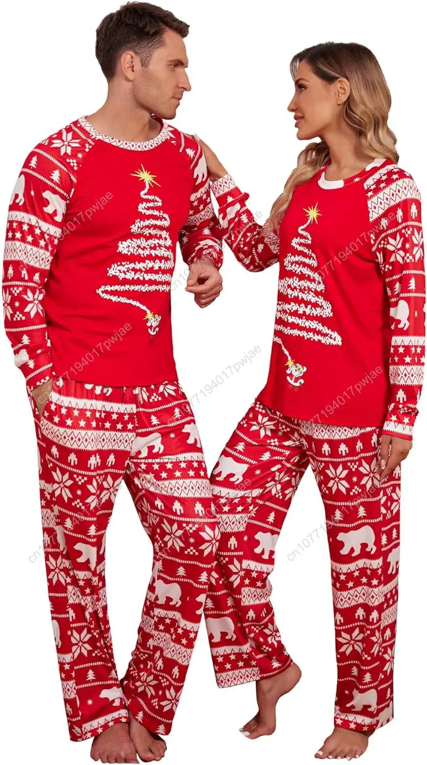 Ekouaer Christmas Pajamas for Family Matching Sets Long Sleeve Xmas Pj Set Soft Holiday Sleepwear S-XXL
Ekouaer Christmas Pajamas for Family Matching Sets Long Sleeve Xmas Pj Set Soft Holiday Sleepwear S-XXL