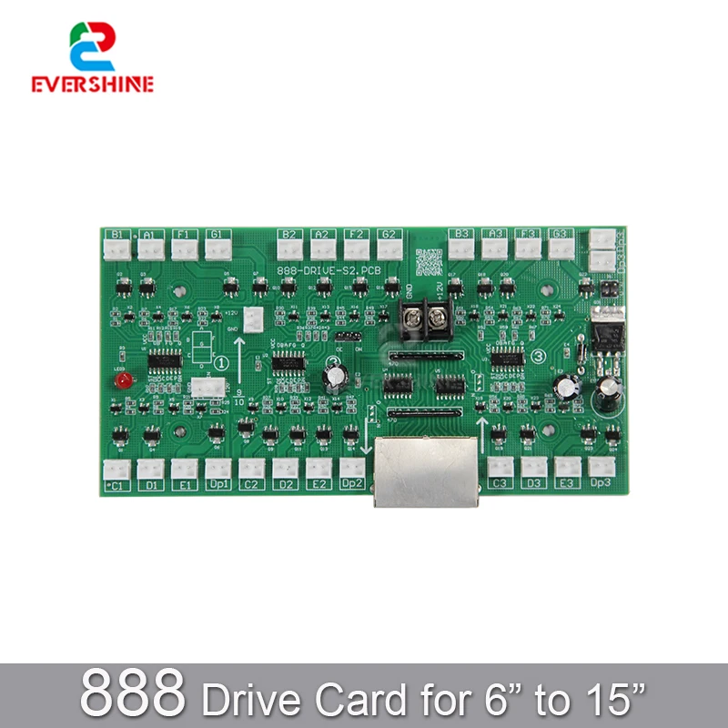 Format "888" 3 Number Drive Control Card For 6 Inch To 15 Inch LED 7 Segment Digital Module, Fuel Price Sign, Gas Station
Format "888" 3 Number Drive Control Card For 6 Inch To 15 Inch LED 7 Segment Digital Module, Fuel Price Sign, Gas Station