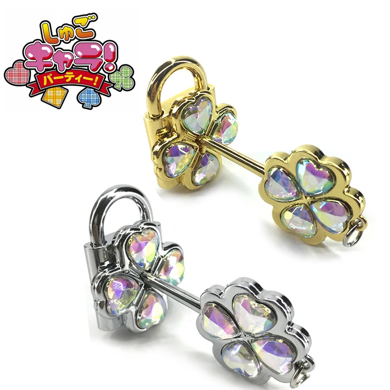 Pendant Couple Necklace Shugo Chara Anime Character Hinamori Amu Heart Lock Openable Iridescent Crystal Four Leaf Clover Gift
Pendant Couple Necklace Shugo Chara Anime Character Hinamori Amu Heart Lock Openable Iridescent Crystal Four Leaf Clover Gift