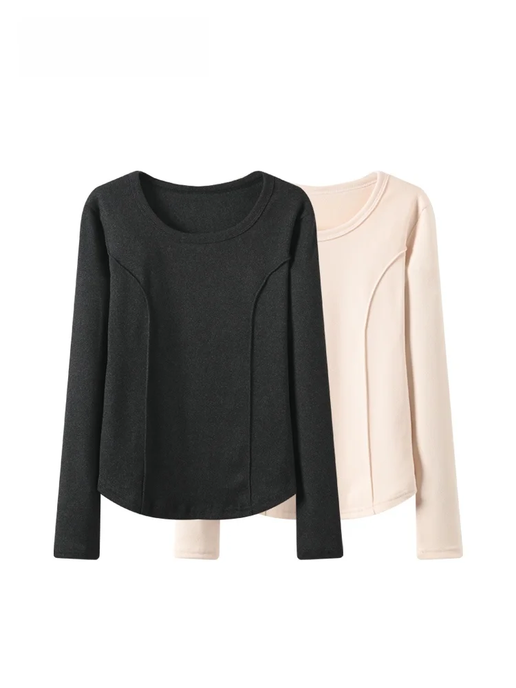 CaraCLUB plus Size round Ne Long Sve Women's Inner Wear Autumn Winter New Sle Meat Covering Slimming Loose Top
CaraCLUB plus Size round Ne Long Sve Women's Inner Wear Autumn Winter New Sle Meat Covering Slimming Loose Top