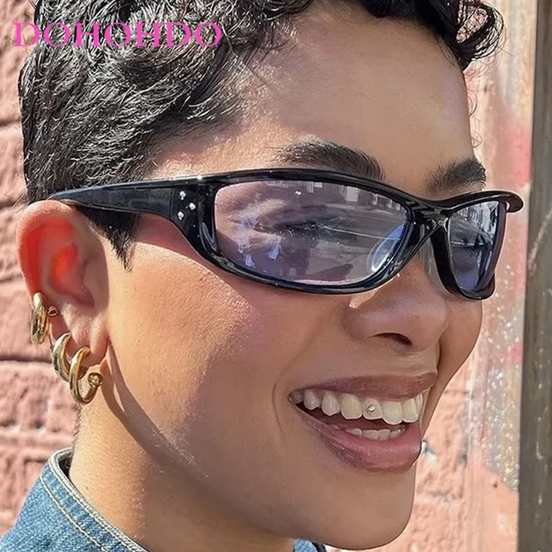 DOHOHDO Luxury Y2K One Piece Sunglasses Women Brand Designer New Punk Sports Sun Glasses Men Goggle UV400 Fashion Eyewear Lady
DOHOHDO Luxury Y2K One Piece Sunglasses Women Brand Designer New Punk Sports Sun Glasses Men Goggle UV400 Fashion Eyewear Lady
