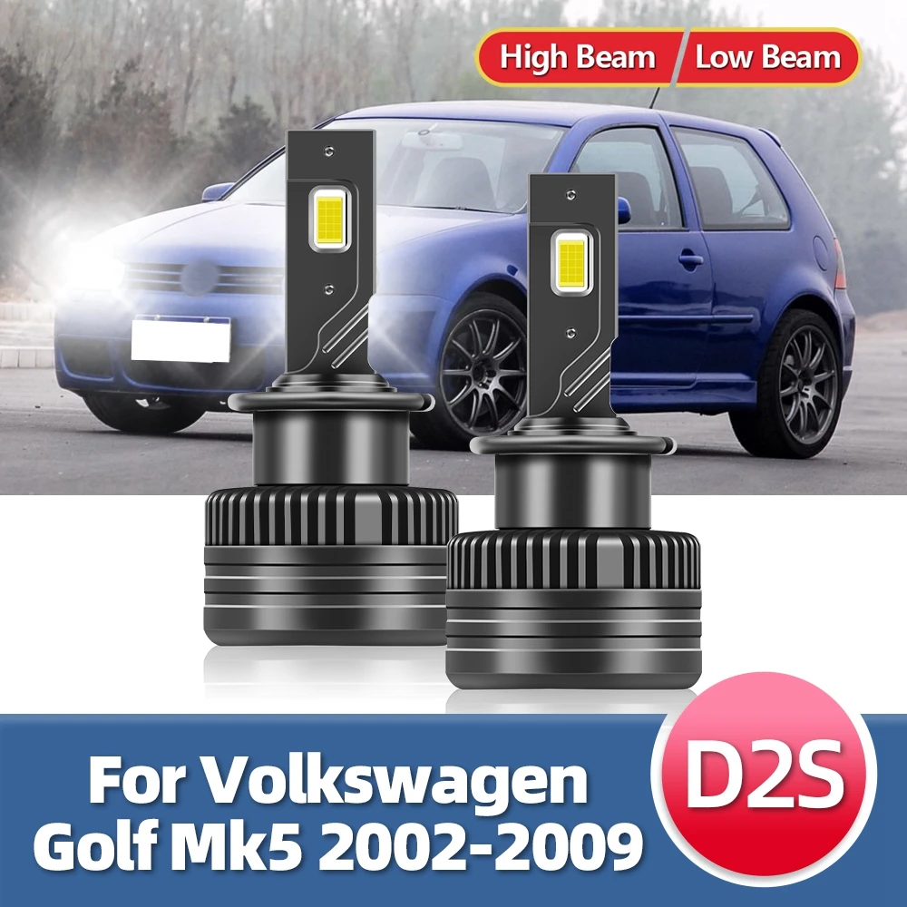 110W 30000LM D2S HID Bulb Turbo Lamp Two-sided LED Headlights Plug&Play For VW Golf Mk5 2002 2003 2004 2005 2006 2007 2008 2009
110W 30000LM D2S HID Bulb Turbo Lamp Two-sided LED Headlights Plug&Play For VW Golf Mk5 2002 2003 2004 2005 2006 2007 2008 2009