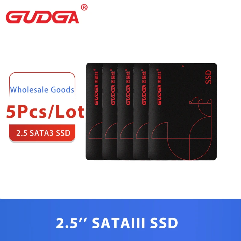 GUDGA SSD 5 pcs 120GB 240GB 256GB Wholesale 2.5‘ SATAIII Internal State Hard Drive Duro Ssd Hard Drive For Desktop Laptop
GUDGA SSD 5 pcs 120GB 240GB 256GB Wholesale 2.5‘ SATAIII Internal State Hard Drive Duro Ssd Hard Drive For Desktop Laptop
