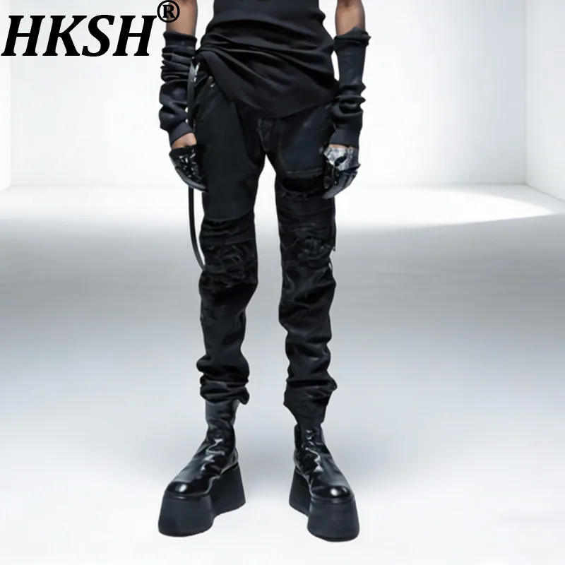 HKSH весна осень новые мужские джинсы Tide Dark Waste Land 3D Cut Destruction трехмерные тонкие повседневные джинсовые брюки тренд HK18120
HKSH весна осень новые мужские джинсы Tide Dark Waste Land 3D Cut Destruction трехмерные тонкие повседневные джинсовые брюки тренд HK18120