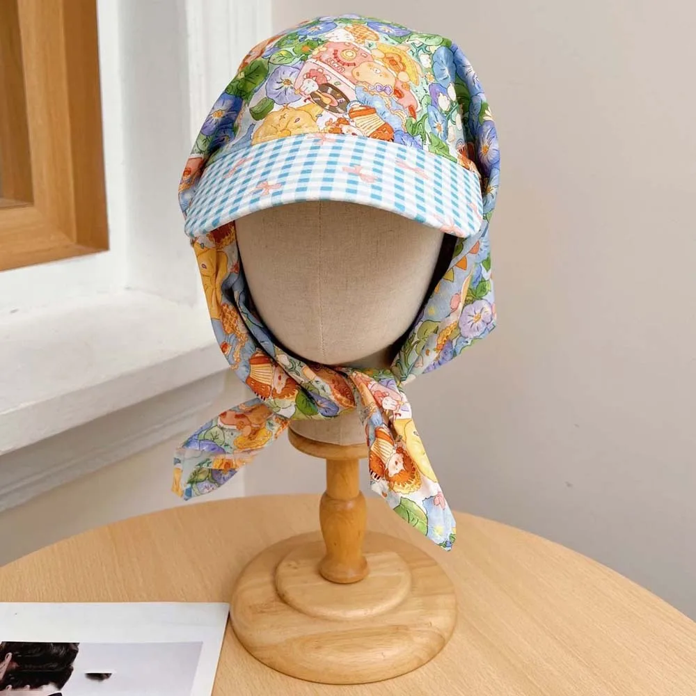 French Style Rural Style Headscarf Baseball Hat Floral Bow Triangle Headscarf Hat Breathable Plaid Strappy Bandana Cap Spring
French Style Rural Style Headscarf Baseball Hat Floral Bow Triangle Headscarf Hat Breathable Plaid Strappy Bandana Cap Spring