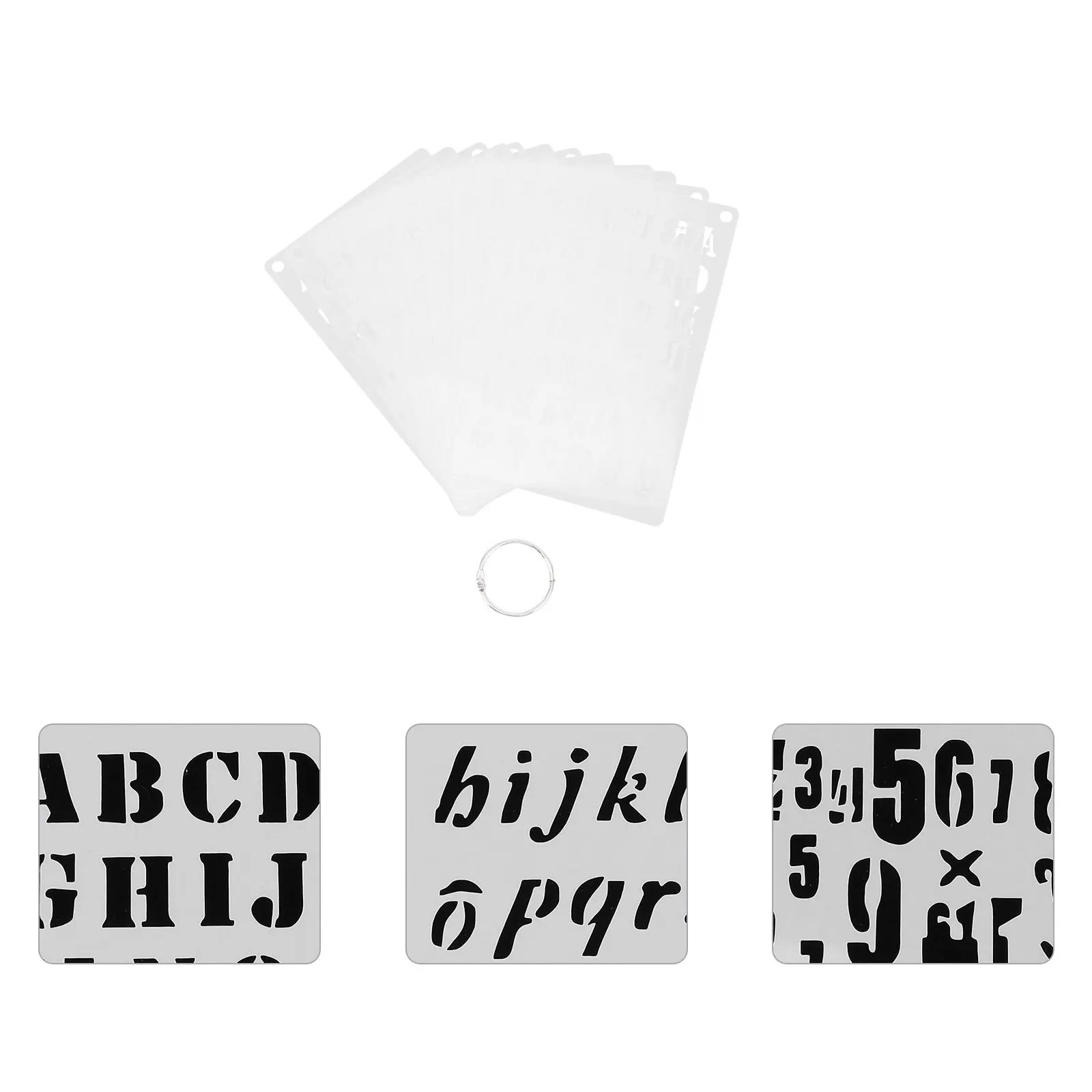 12Pcs Alphabet Number Painting Stencils Lightweight Pet Templates for Scrapbook DIY Kids Drawing Stencils Decorative Art
12Pcs Alphabet Number Painting Stencils Lightweight Pet Templates for Scrapbook DIY Kids Drawing Stencils Decorative Art