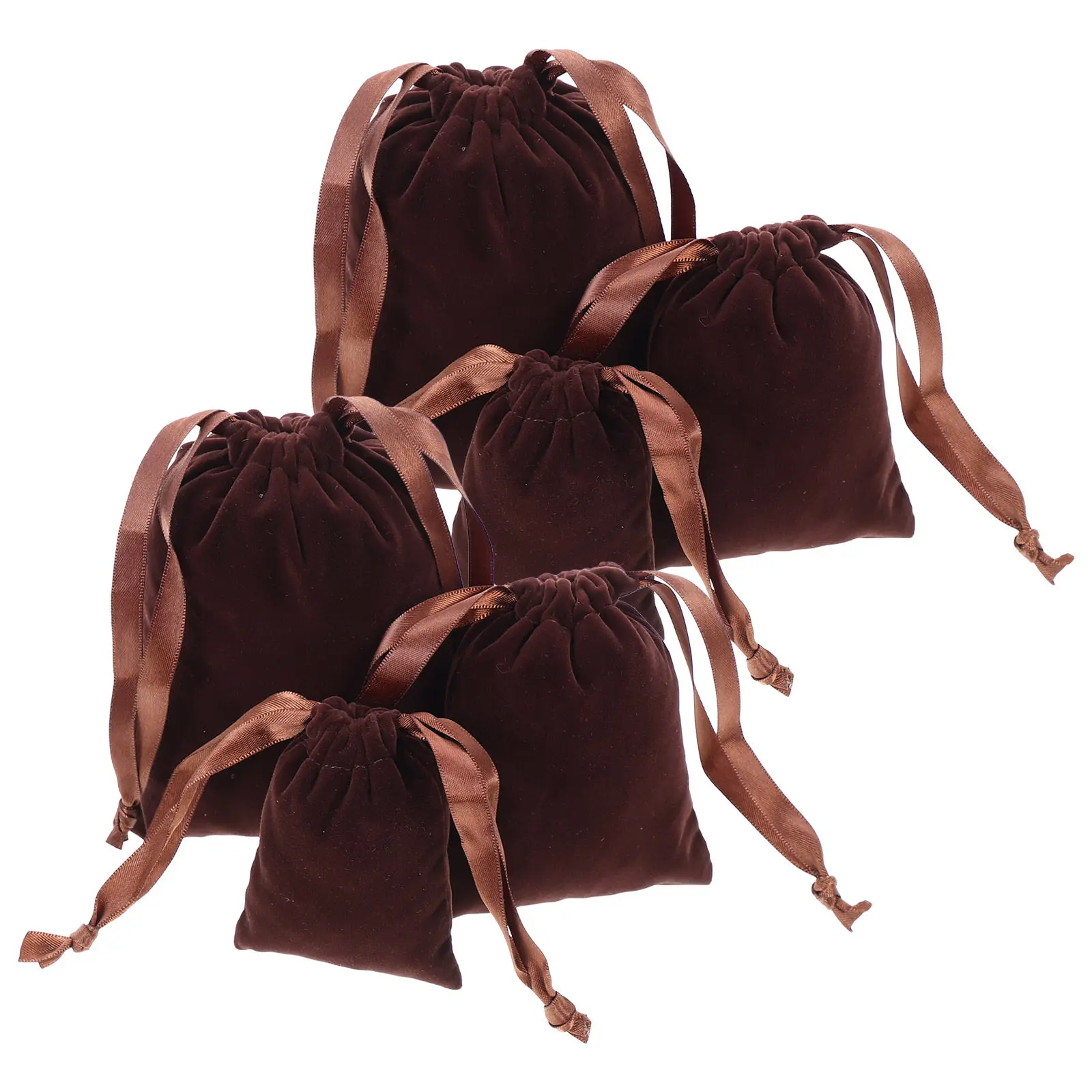 6Pcs Soft Velour Jewelry Pouches Drawstring Closure Bags for Safe Keeping Earrings Bracelets Compact Portable Organizer Case
6Pcs Soft Velour Jewelry Pouches Drawstring Closure Bags for Safe Keeping Earrings Bracelets Compact Portable Organizer Case