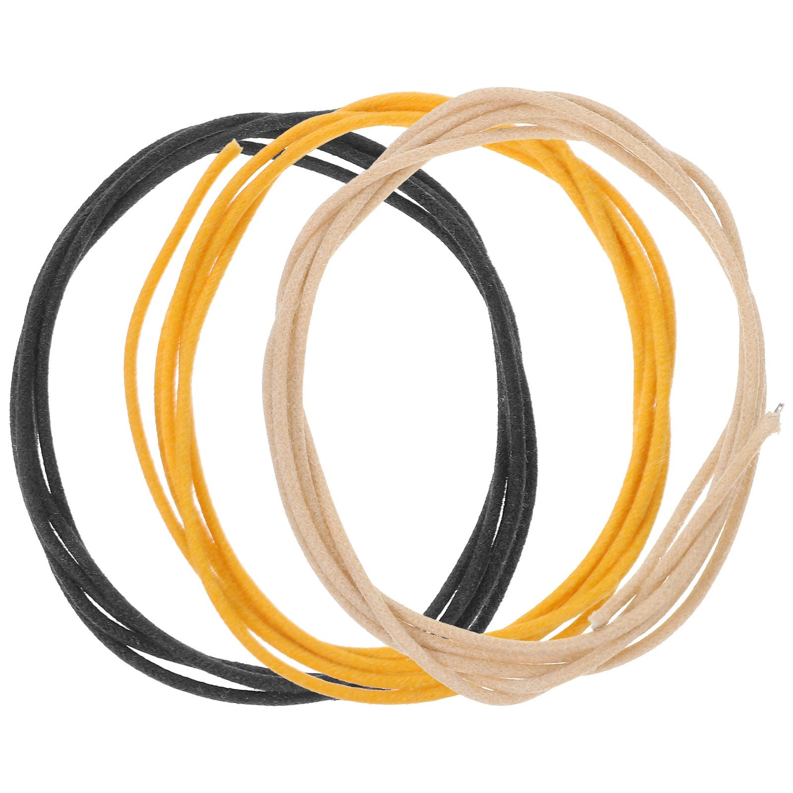 3 Pcs Electric Guitar Pickup Wiring Circuit Soldering Wire Black Beige Yellow Connection Cable For Guitar Repair Replacement
3 Pcs Electric Guitar Pickup Wiring Circuit Soldering Wire Black Beige Yellow Connection Cable For Guitar Repair Replacement