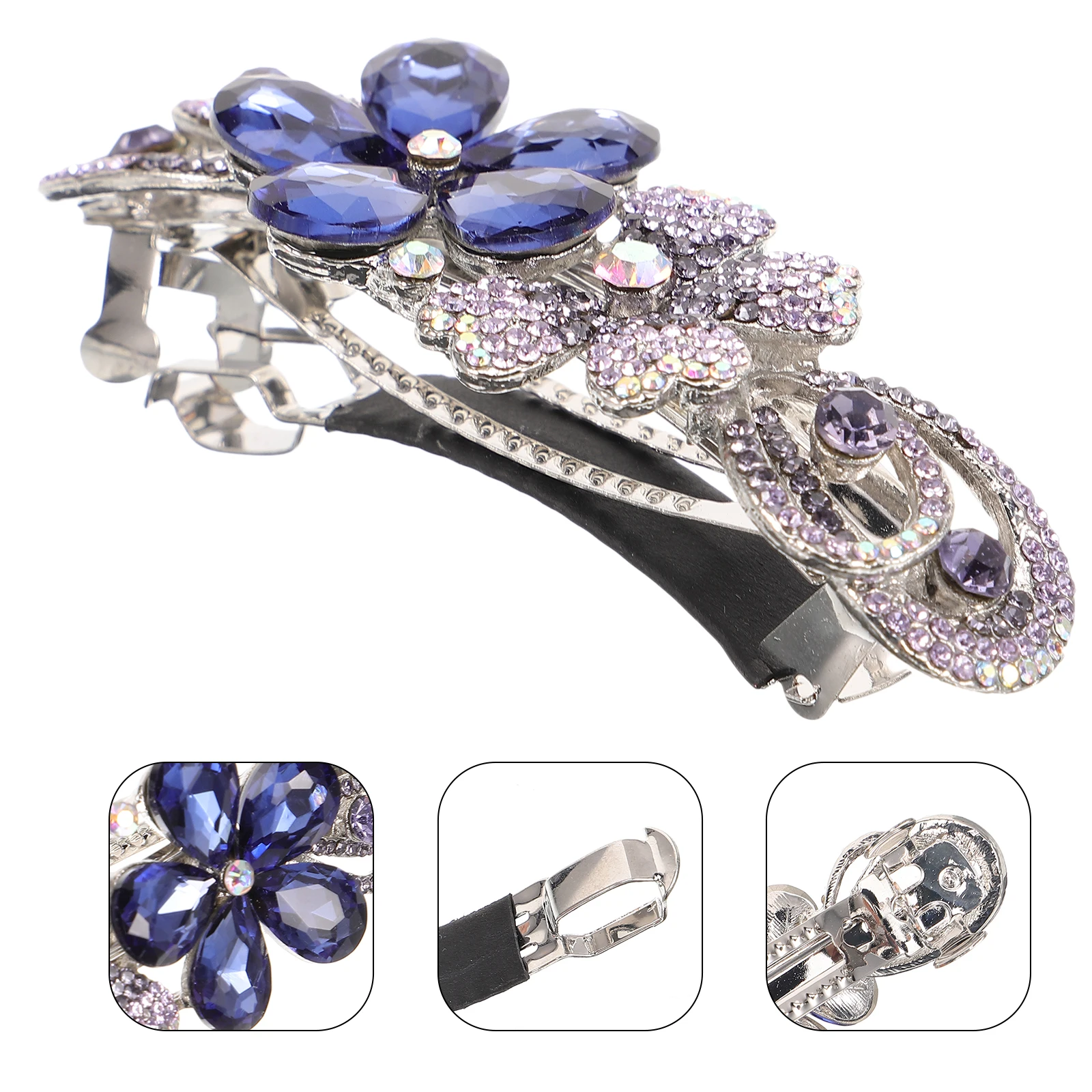 Flower Hairpin Elegant Clips Accessories for Thick Hair Women Durable Shiny Metal Rhinestone Hair Care Styling
Flower Hairpin Elegant Clips Accessories for Thick Hair Women Durable Shiny Metal Rhinestone Hair Care Styling