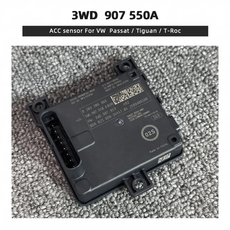 3WD907550A Universal Adaptive Cruise Module 3WD907550A acc Module ACC sensor 3WD907550A for Volkswagen Passat / Tiguan / T-Roc
3WD907550A Universal Adaptive Cruise Module 3WD907550A acc Module ACC sensor 3WD907550A for Volkswagen Passat / Tiguan / T-Roc