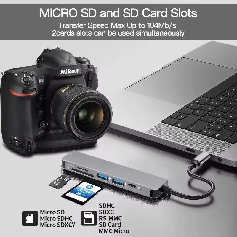 Type C Multiport Dock 4K HDMI USB3.0 USB2.0 PD Fast Charging Adapter Laptop Mobile TV Peripherals
Type C Multiport Dock 4K HDMI USB3.0 USB2.0 PD Fast Charging Adapter Laptop Mobile TV Peripherals