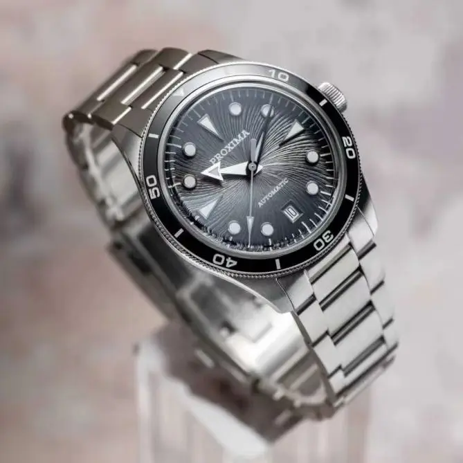 Proxima Men Automatic Watch 39mm Mechanical Wristwatch Diver 10Bar Waterproof BGW-9 Luminous Sapphire Jianzhan Dial PT5000 SW200
Proxima Men Automatic Watch 39mm Mechanical Wristwatch Diver 10Bar Waterproof BGW-9 Luminous Sapphire Jianzhan Dial PT5000 SW200