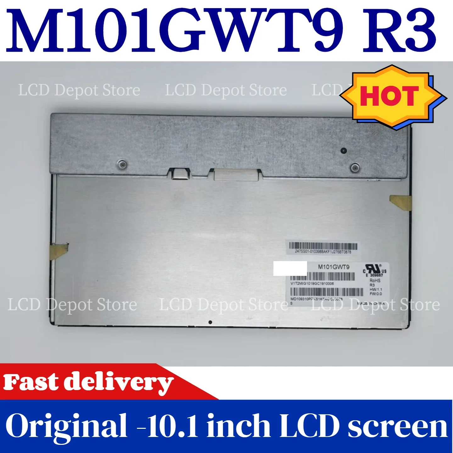 Brand New Original 10.1inch M101Gwt9 R3 Industrial Lcd Panel Lvds 20-Pin 1024*600 Resolution
Brand New Original 10.1inch M101Gwt9 R3 Industrial Lcd Panel Lvds 20-Pin 1024*600 Resolution