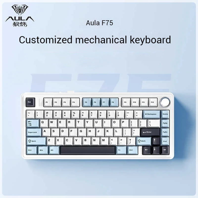 Aula F75 3 Mode Gaming Mechanical Keyboard Rgb Hot Swap Customized 75% Layout Gasket Structure Keyboard Gift
Aula F75 3 Mode Gaming Mechanical Keyboard Rgb Hot Swap Customized 75% Layout Gasket Structure Keyboard Gift