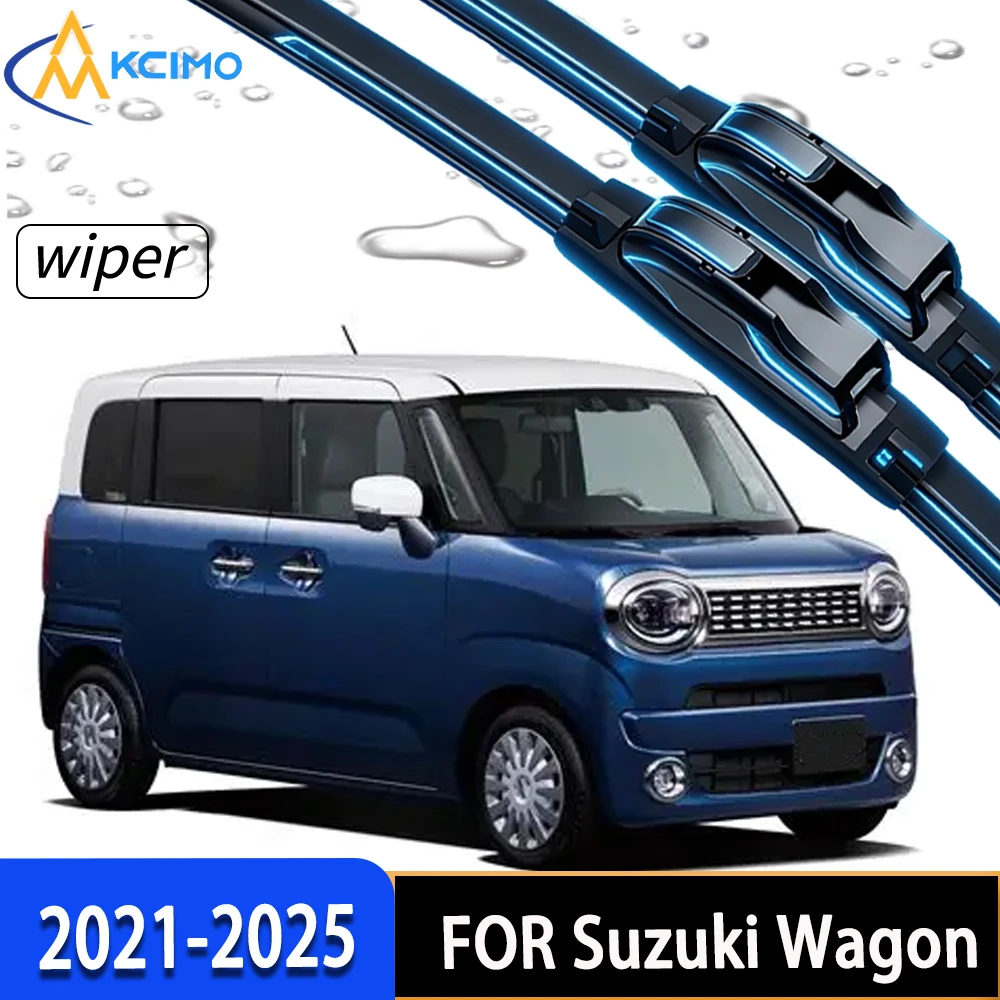 Durable Rubber Front Windshield Wiper Blades for Suzuki Wagon R Smile 2021-2025, Stable All-Weather Performance
Durable Rubber Front Windshield Wiper Blades for Suzuki Wagon R Smile 2021-2025, Stable All-Weather Performance