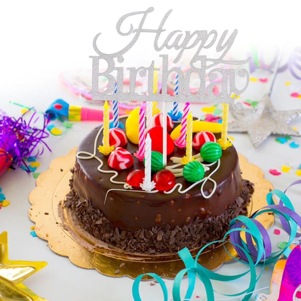 10 Pcs Happy Birthday Cake Topper Goldendoodle Ornament Decorations for Dessert Table
10 Pcs Happy Birthday Cake Topper Goldendoodle Ornament Decorations for Dessert Table