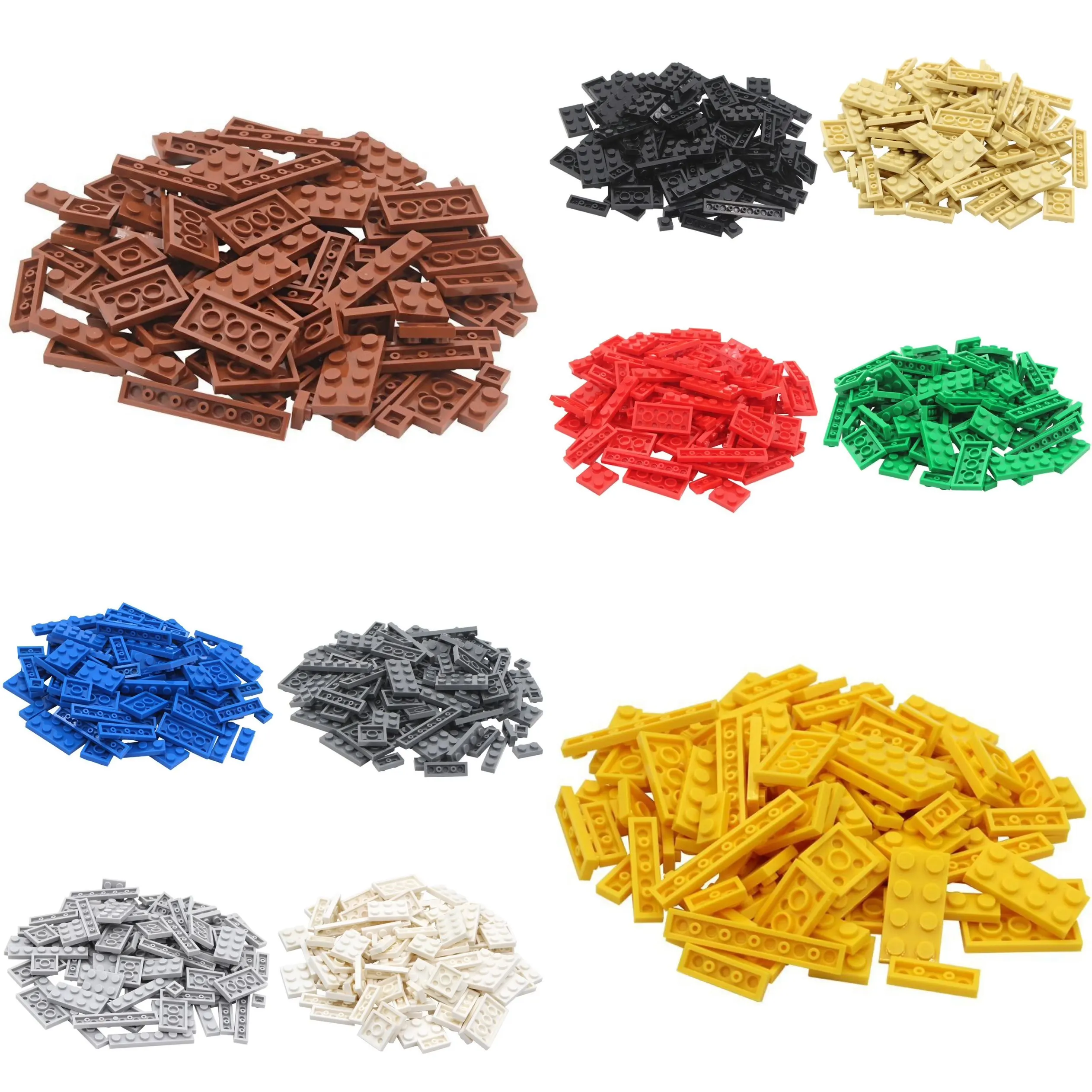 100pcs/ set solid color foundation board building block toy set, DIY assembled low brick accessory package, ABS material, toys.
100pcs/ set solid color foundation board building block toy set, DIY assembled low brick accessory package, ABS material, toys.