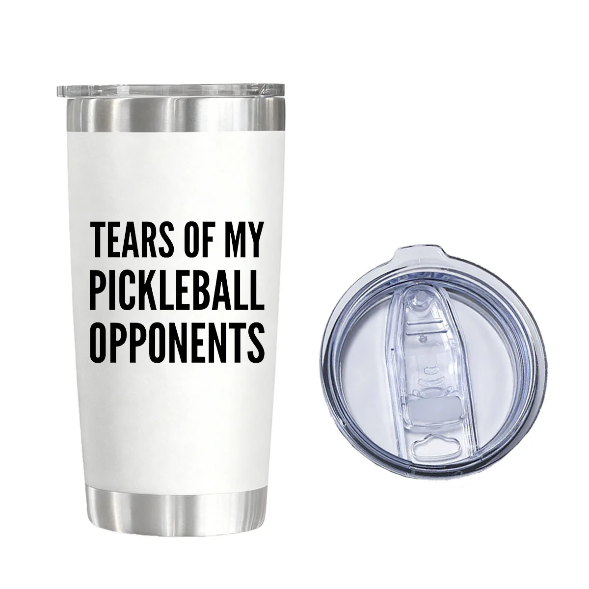 Tears Of My Pickleball Opponents Vacuum Flask 20 oz - Funny Pickleball Gift Insulated Tumbler for Christmas &
Tears Of My Pickleball Opponents Vacuum Flask 20 oz - Funny Pickleball Gift Insulated Tumbler for Christmas &