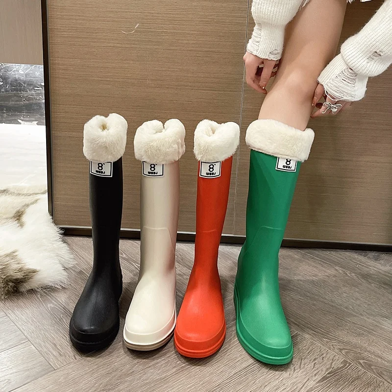 Women's Long Tube Rain Boots Anti-Slip Letter Print PVC Outerwear Water Shoes High Top Ladies Boots Spring Autumn
Women's Long Tube Rain Boots Anti-Slip Letter Print PVC Outerwear Water Shoes High Top Ladies Boots Spring Autumn