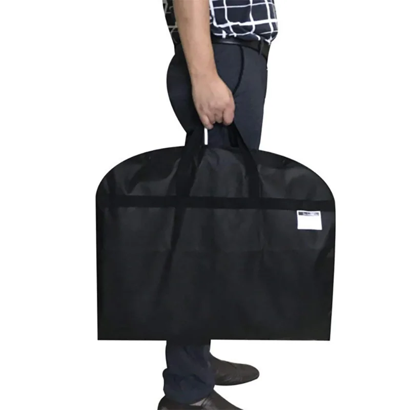 Portable Dustproof Non-Woven Garment Bag Suit Storage Bag Cover For Clothes Suit Bag Trunk Black Holdall Dress Jacket Dust Cover
Portable Dustproof Non-Woven Garment Bag Suit Storage Bag Cover For Clothes Suit Bag Trunk Black Holdall Dress Jacket Dust Cover