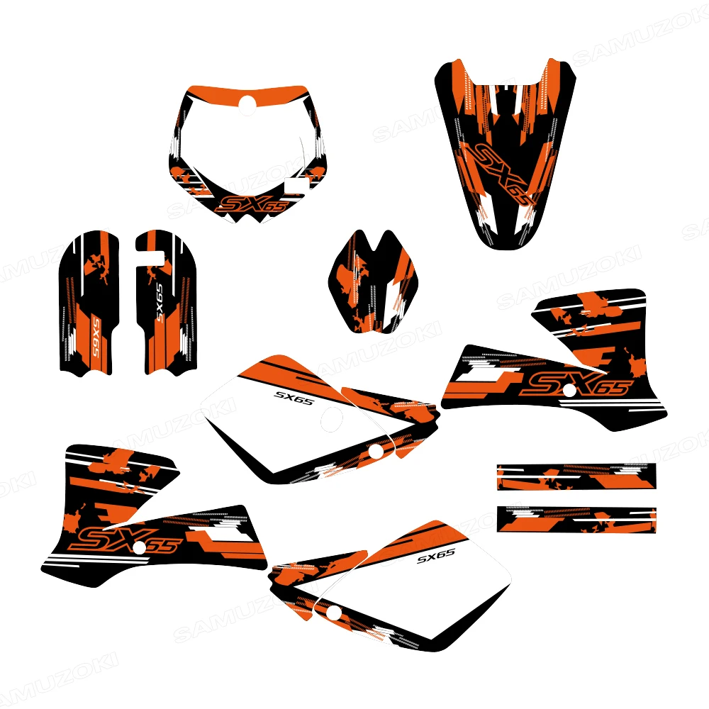 For KTM SX 65 SX65 Motorcycle Graphics Stickers PVC Decals 2002-2008 Models Bodywork & Decoration
For KTM SX 65 SX65 Motorcycle Graphics Stickers PVC Decals 2002-2008 Models Bodywork & Decoration
