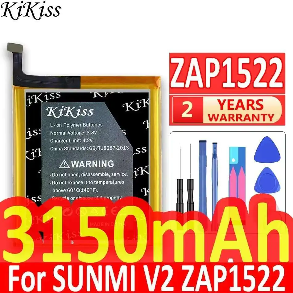 Долговечный аккумулятор для мобильного телефона Veken Sunmi V2 емкостью 3150 мАч ZAP1522
Долговечный аккумулятор для мобильного телефона Veken Sunmi V2 емкостью 3150 мАч ZAP1522