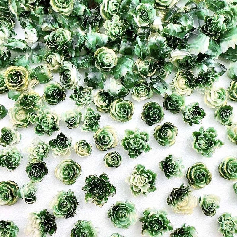 30PCS Luminous Green Nail Art Flower Charms Parts 3D Resin Decorations Accessories For Manicure Decor Nail Supplies Materials
30PCS Luminous Green Nail Art Flower Charms Parts 3D Resin Decorations Accessories For Manicure Decor Nail Supplies Materials
