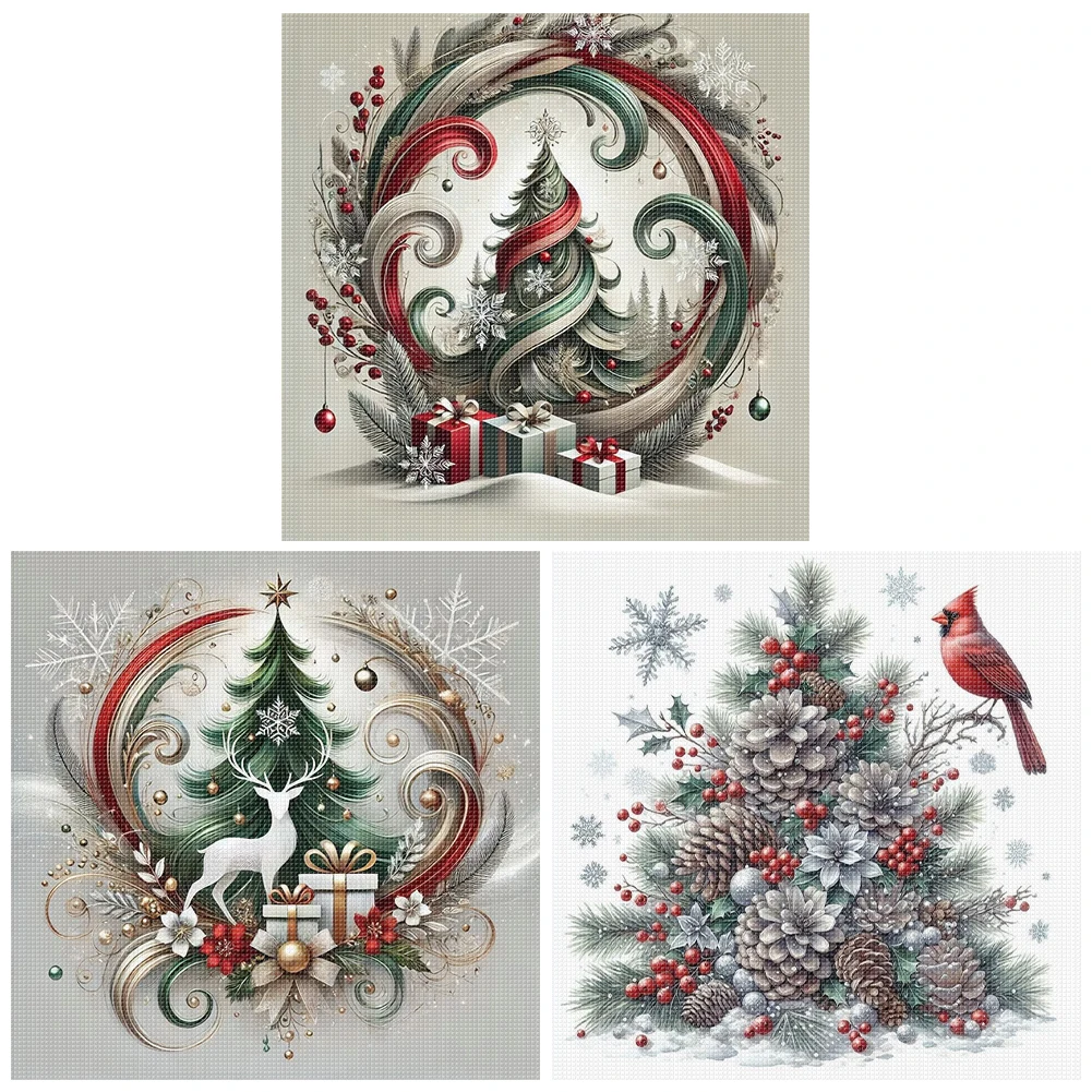 Xmas Printed Cross Stitch Kit DIY 11CT Embroidery Craft Set Home Decor Art
Xmas Printed Cross Stitch Kit DIY 11CT Embroidery Craft Set Home Decor Art