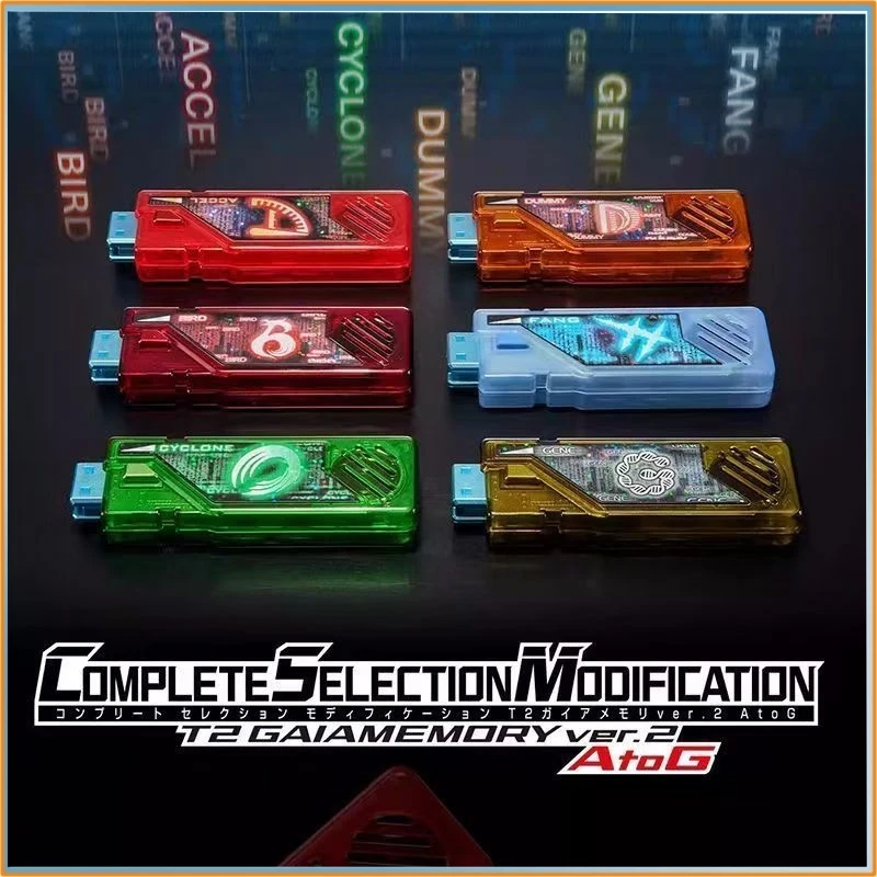 Эксклюзивная фигурка Bandai PB Kamen Rider W Double Driver Ver.2 T2 Gaia Memory A to G, реквизит для косплея, подарок для фанатов
Эксклюзивная фигурка Bandai PB Kamen Rider W Double Driver Ver.2 T2 Gaia Memory A to G, реквизит для косплея, подарок для фанатов