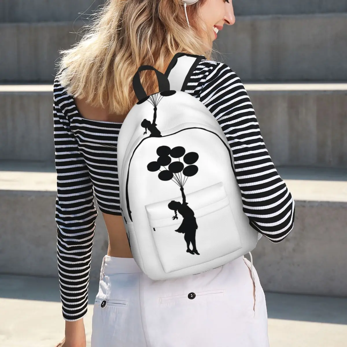 Balloon Girl - Banksy Graffiti Backpack Hot Sale Daypack Large Capacity BookBag School Bag Shoulder Bags for Men Women
Balloon Girl - Banksy Graffiti Backpack Hot Sale Daypack Large Capacity BookBag School Bag Shoulder Bags for Men Women