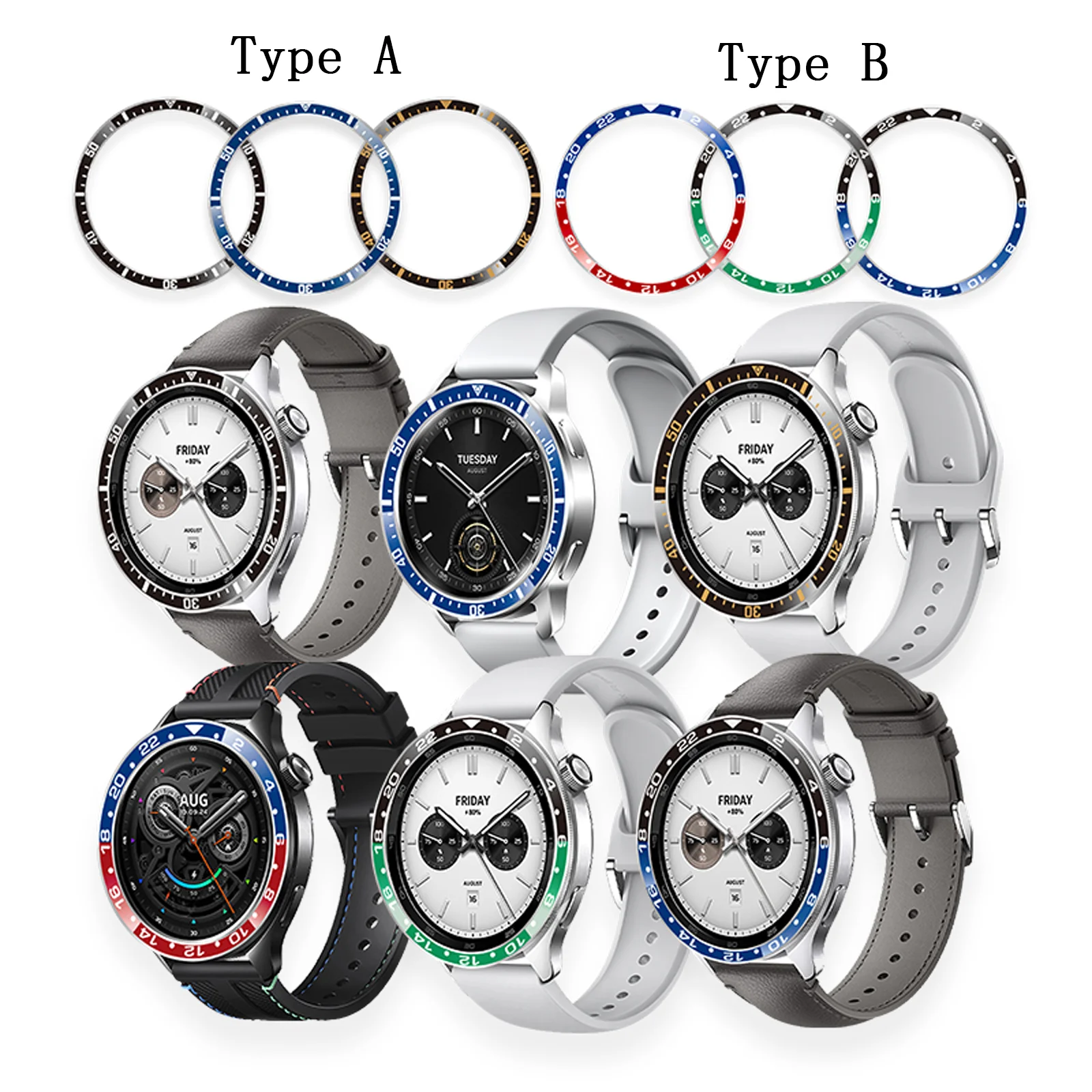 Кольцо безеля для часов Xiaomi Watch S4/S3, сменное кольцо безеля из нержавеющей стали, защитные чехлы для умных часов, аксессуары
Кольцо безеля для часов Xiaomi Watch S4/S3, сменное кольцо безеля из нержавеющей стали, защитные чехлы для умных часов, аксессуары