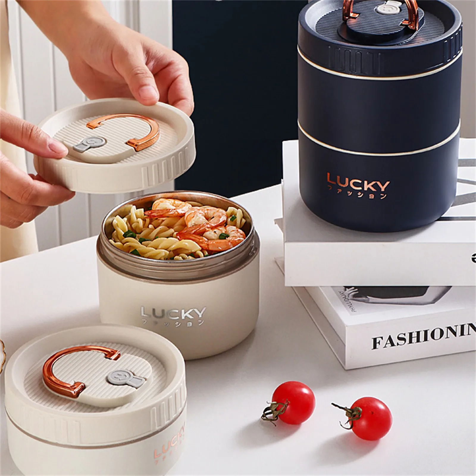 304 Stainless Steel Insulated Lunch Box Portable Stackable Leakproof Covered Lunch Box Office Student Sealed Thermal Lunch Box
304 Stainless Steel Insulated Lunch Box Portable Stackable Leakproof Covered Lunch Box Office Student Sealed Thermal Lunch Box