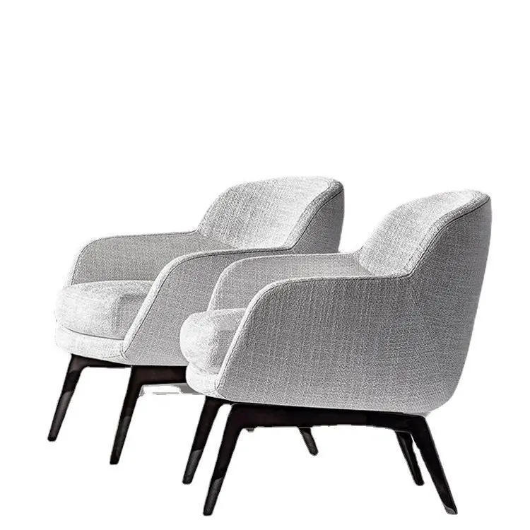 Nordic single sofa chair solid wood designer leather fabric Italian simple balcony leisure chair art recliner
Nordic single sofa chair solid wood designer leather fabric Italian simple balcony leisure chair art recliner