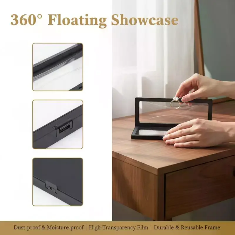 Акриловая плавающая рамка-подставка для демонстрации ювелирных изделий и монет, с надежной герметизацией, для дома, офиса, презентаций и подарков
Акриловая плавающая рамка-подставка для демонстрации ювелирных изделий и монет, с надежной герметизацией, для дома, офиса, презентаций и подарков