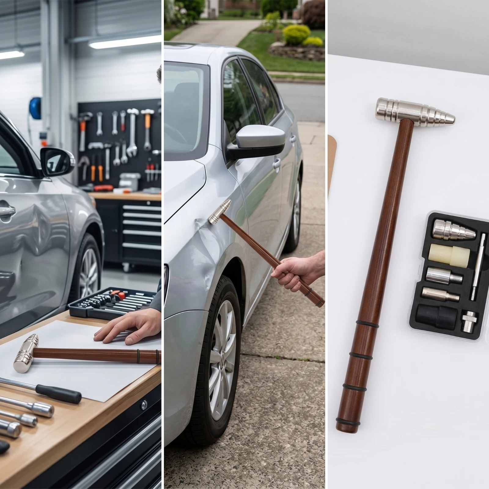 Car Dent Repair Hammer Non-Slip Dent Repair Hammer with Wooden Handle Hand Tool Comfortable Long-Lasting for Mechanics
Car Dent Repair Hammer Non-Slip Dent Repair Hammer with Wooden Handle Hand Tool Comfortable Long-Lasting for Mechanics