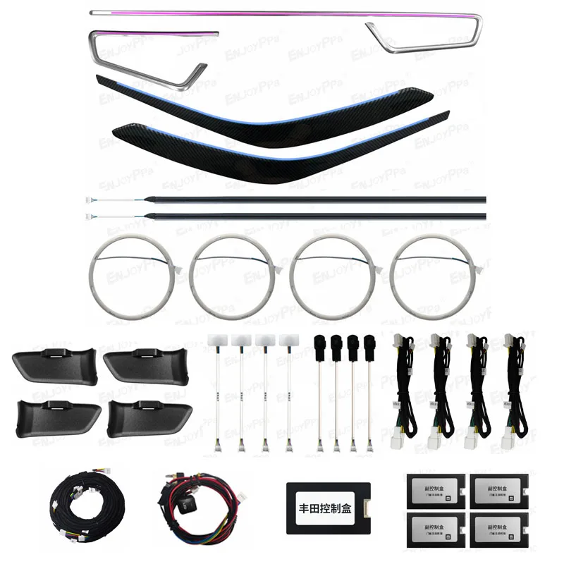 Управление через приложение, 64 цвета, набор внутреннего окружающего освещения, динамическое украшение автомобиля, атмосферный свет для Toyota Corolla, 19-22 года
Управление через приложение, 64 цвета, набор внутреннего окружающего освещения, динамическое украшение автомобиля, атмосферный свет для Toyota Corolla, 19-22 года