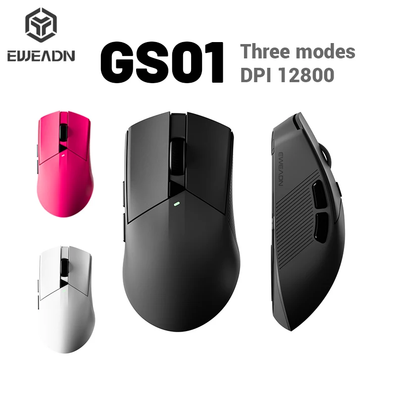 EWEADN GS01 three mode wireless mouse lightweight e-sports game 12800DPI wired computer office FPS CSGO MOBA 
EWEADN GS01 three mode wireless mouse lightweight e-sports game 12800DPI wired computer office FPS CSGO MOBA