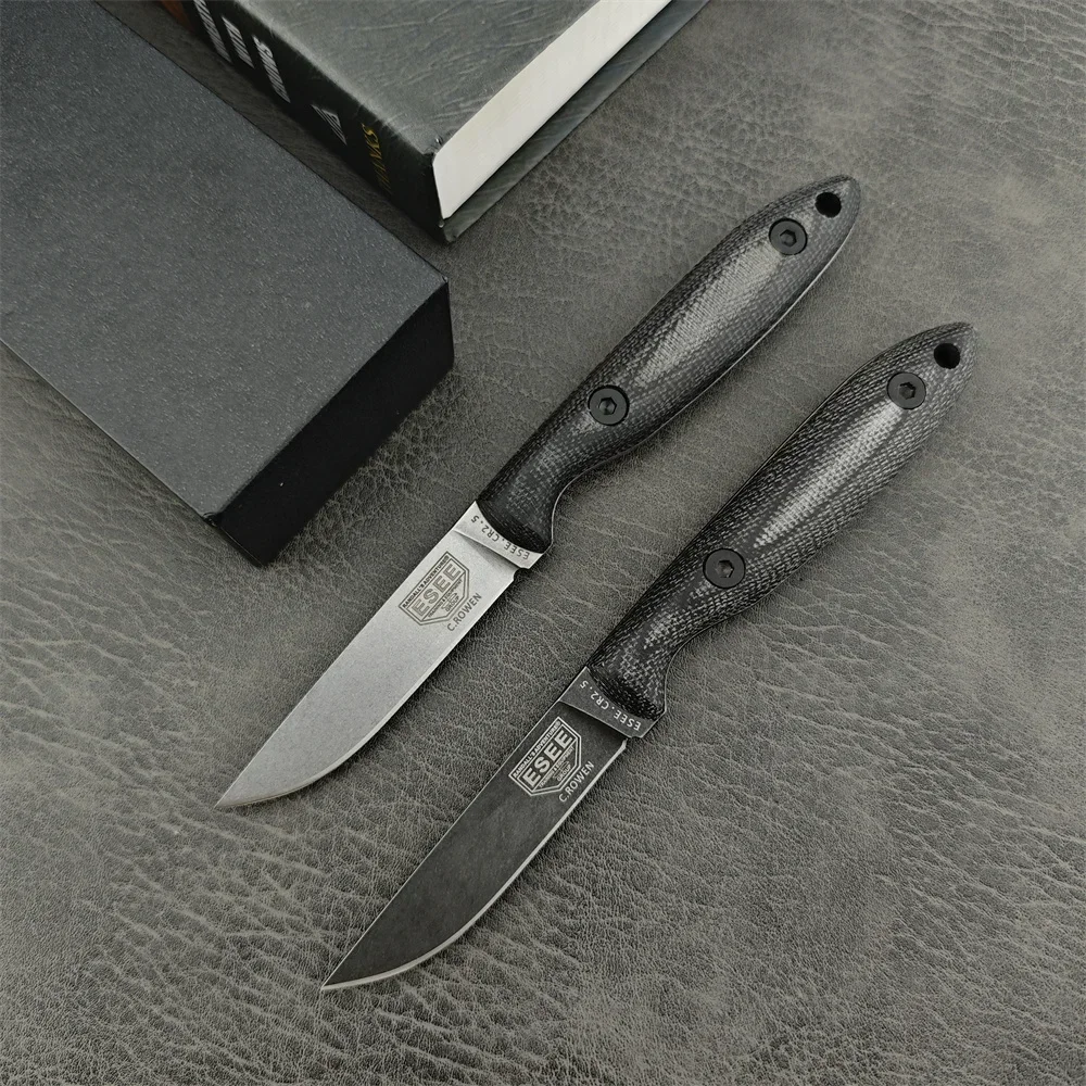 ESEE DC53 Bushcraft Fixed Knife D2 Blade Linen Handle Rust-proof Wash Color Knives Anti-fouling with Scabbard Outdoor Knife Tool
ESEE DC53 Bushcraft Fixed Knife D2 Blade Linen Handle Rust-proof Wash Color Knives Anti-fouling with Scabbard Outdoor Knife Tool