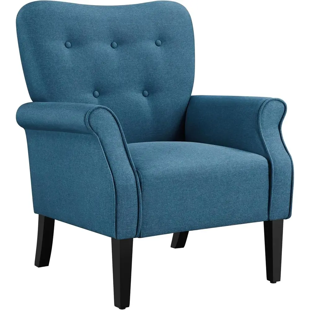 High-Back Upholstered Navy Blue Sofa Club Chair for Living Room, Bedroom, or Office
High-Back Upholstered Navy Blue Sofa Club Chair for Living Room, Bedroom, or Office